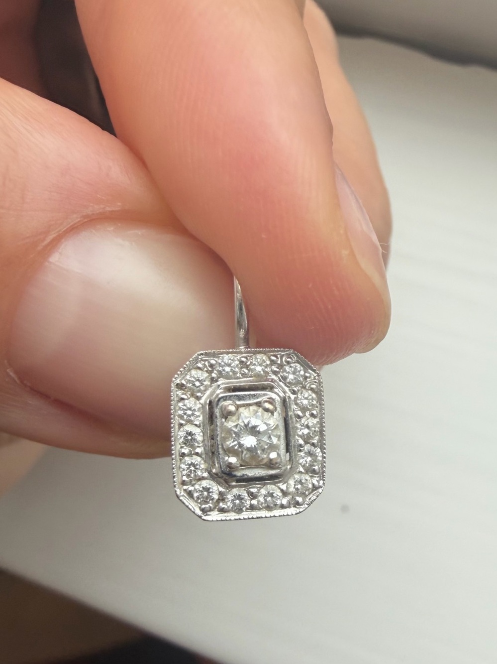 Penny Preville Diamond Classic Drop Earrings 18K White Gold 0.54ctw